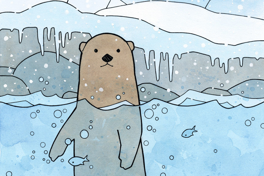 Otter Art, new illustration and some favorites