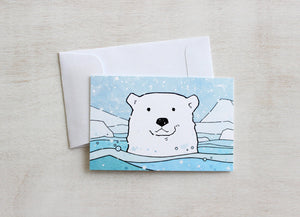 Mini Christmas Gift Tags, Cute Holiday Animal Gift Cards