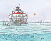 Chesapeake Bay Lighthouse Art