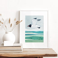Laughing Gull Beach Print