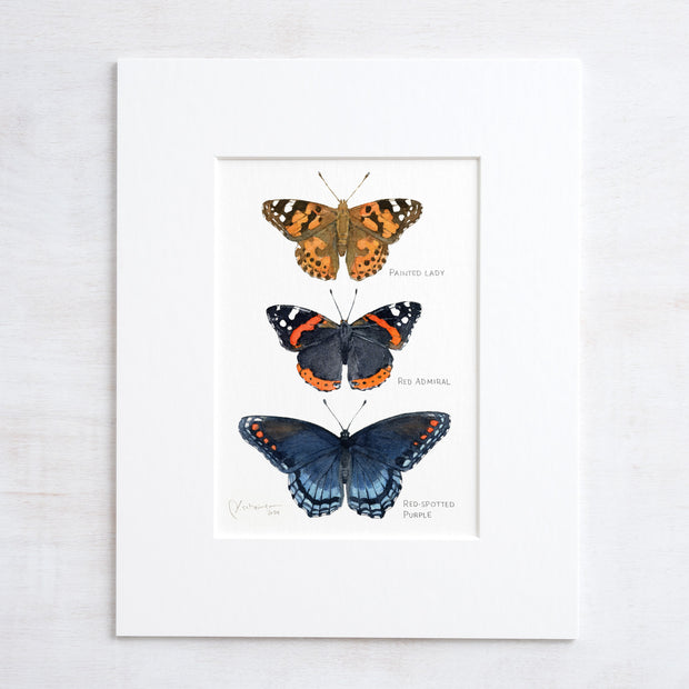 Butterfly Tier Watercolor Art Print