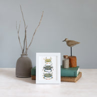 Framed Mini Blue Crabs Print