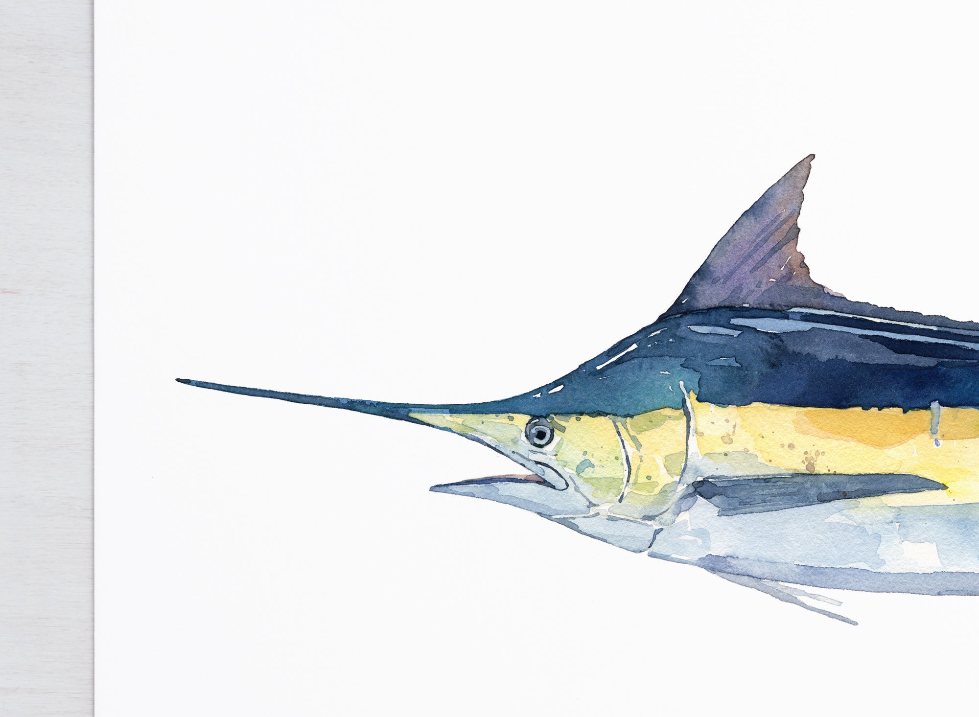 Blue Marlin Print