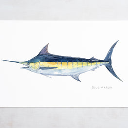 Blue Marlin Print
