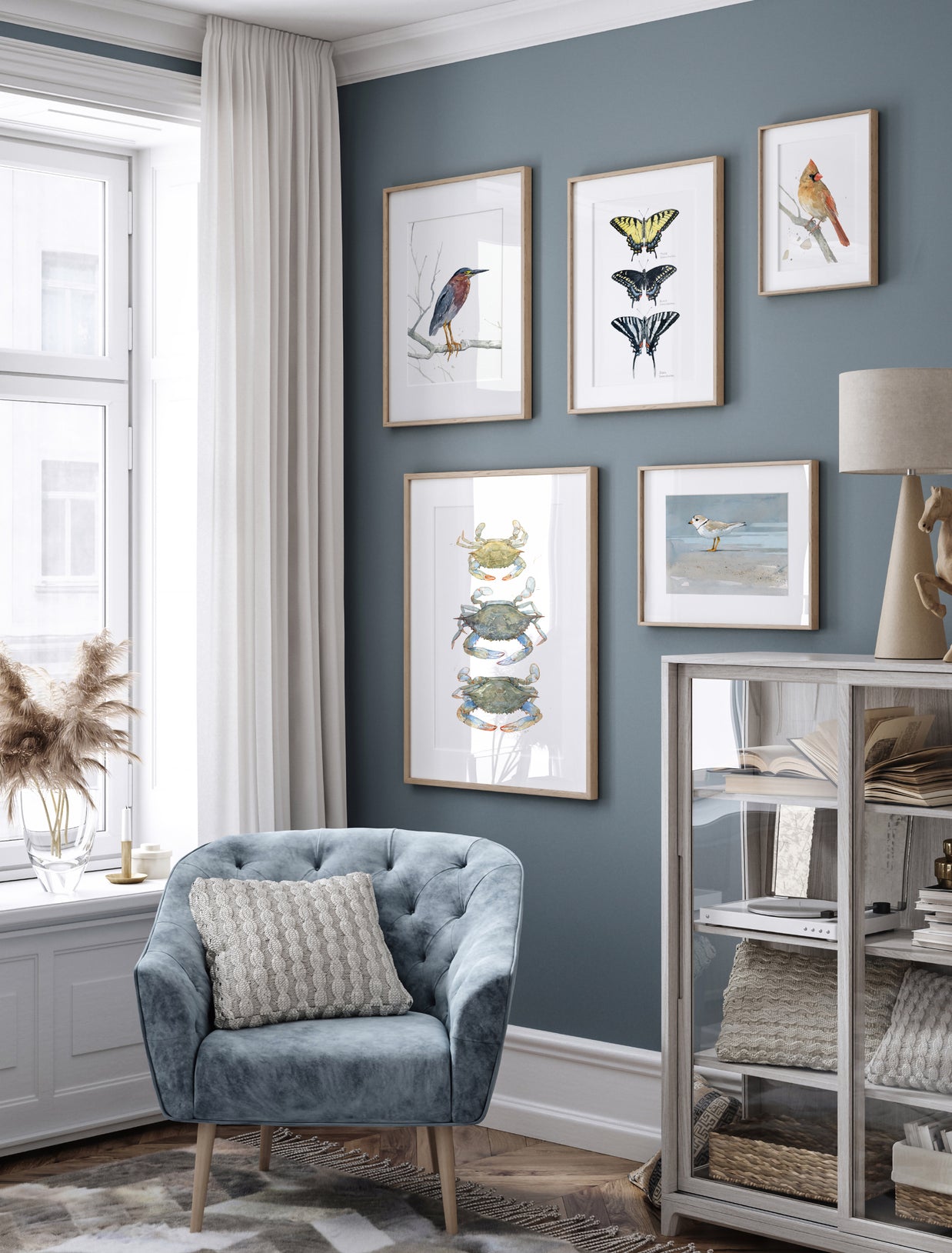 Blue Crab Teir Print