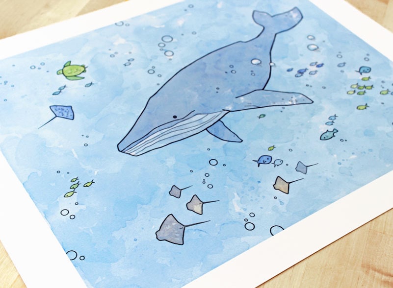 Humpback Whale Limited Edition Print