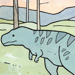T Rex Print