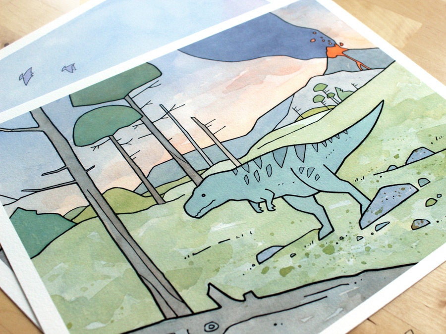 T Rex Print