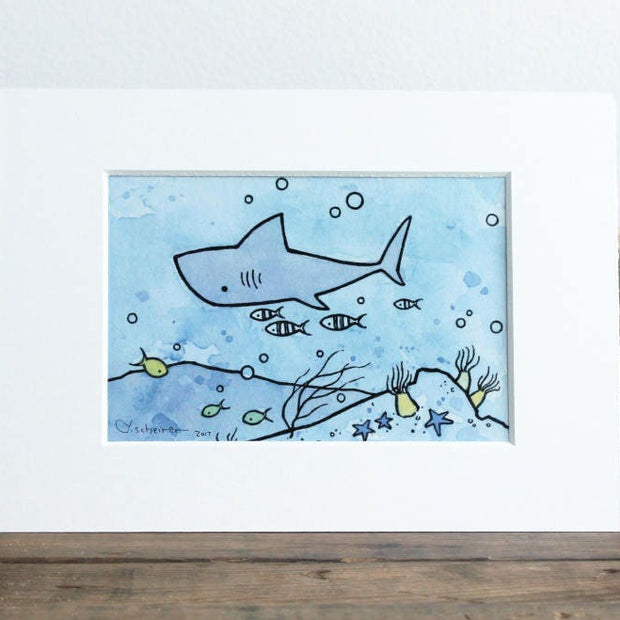 Shark Reef Print