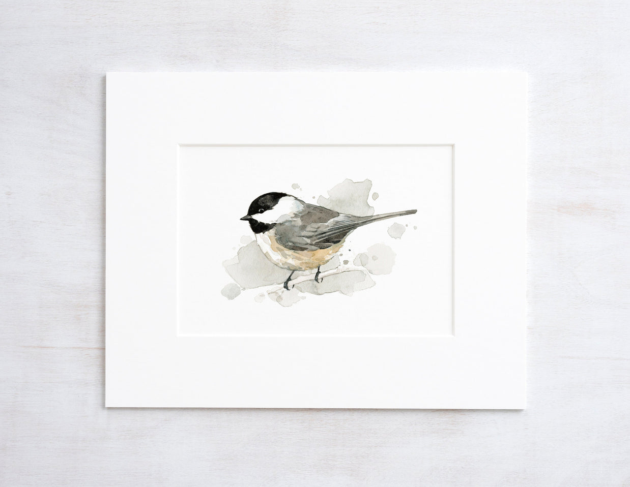 Chickadee Watercolor Print