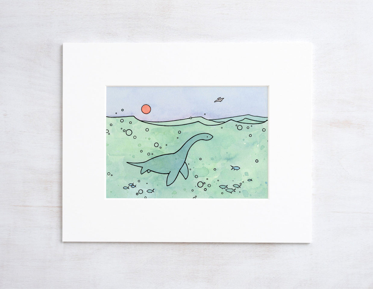 Plesiosaur Print