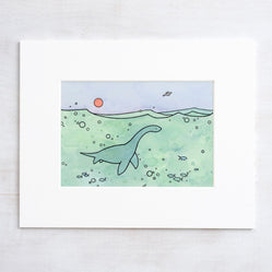 Plesiosaur Print