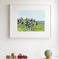 Puffin Colony Print I
