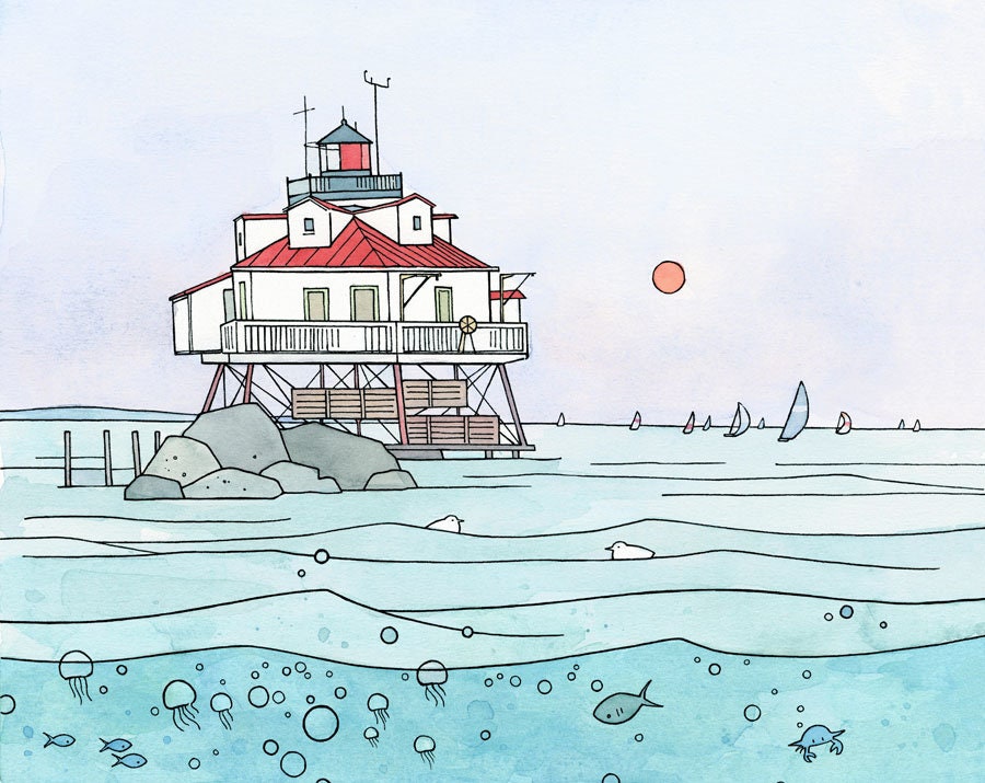 Thomas Point Lighthouse Print