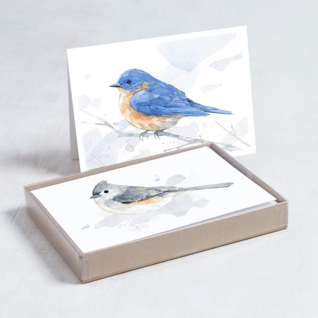 Bird Watercolor Card Set I