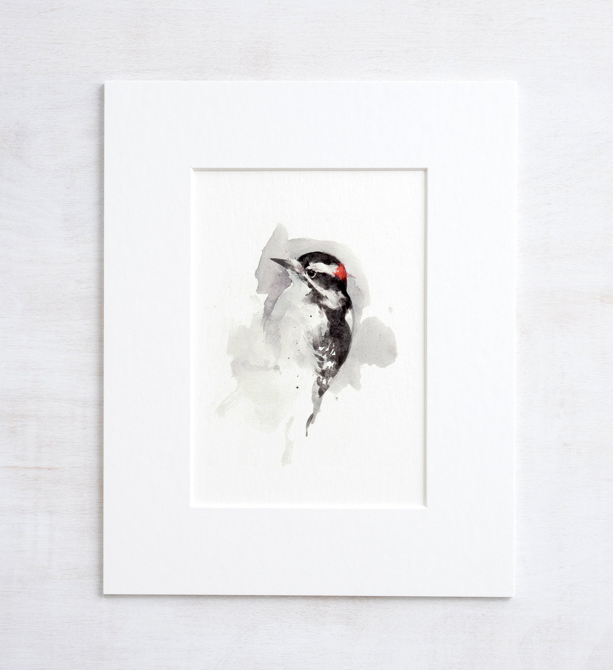 Downy Woodpecker Print