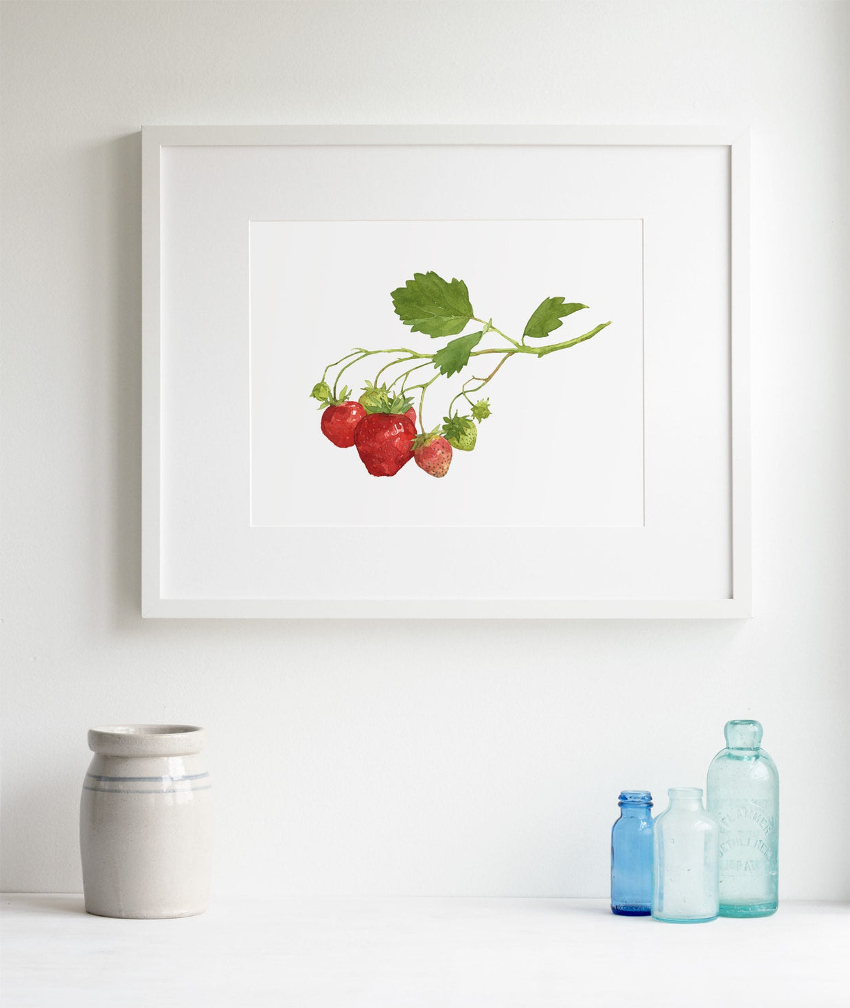 Strawberry Botanical Print