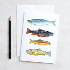 Trout Fish Card