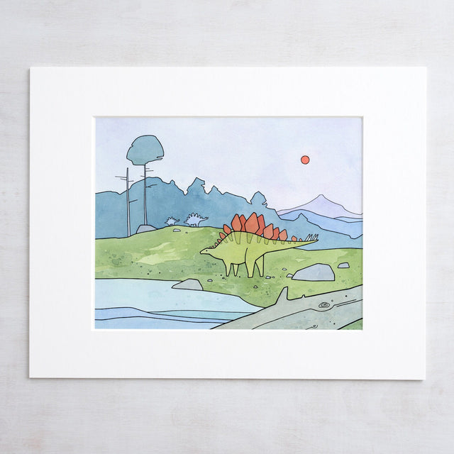 Stegosaurus Print
