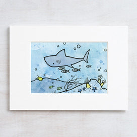 Shark Reef Print