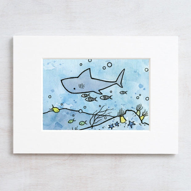 Shark Reef Print