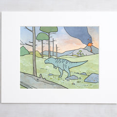 T Rex Print