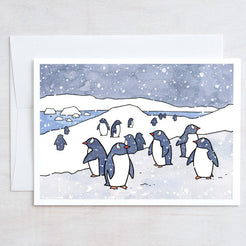 Gentoo Penguins Card