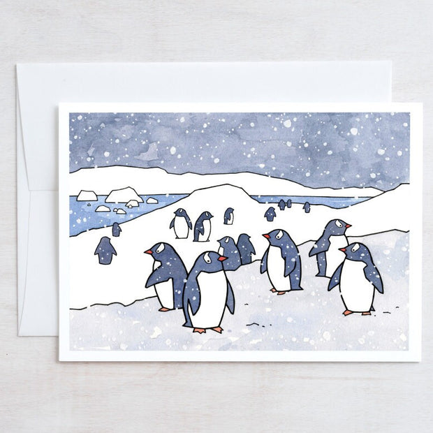 Gentoo Penguins Card