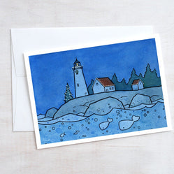 Illustrated Animal Christmas Card Set I