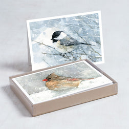 Winter Bird Holiday Card Set I