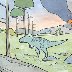 T Rex Print