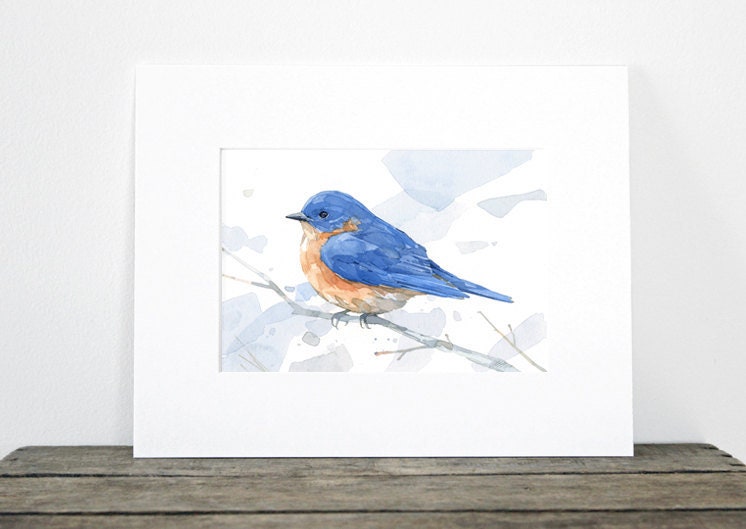 Bluebird Print