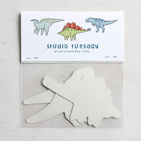 Dinosaur Sticker Set 3 Die Cut Stickers