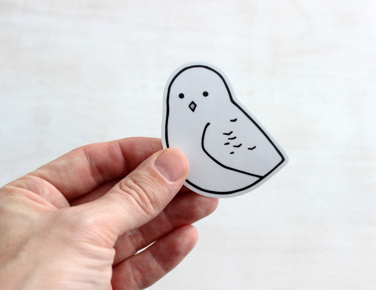 Snowy Owl Vinyl Sticker