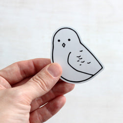 Snowy Owl Vinyl Sticker