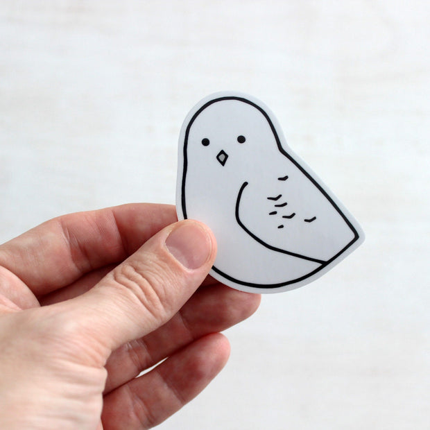 Snowy Owl Vinyl Sticker