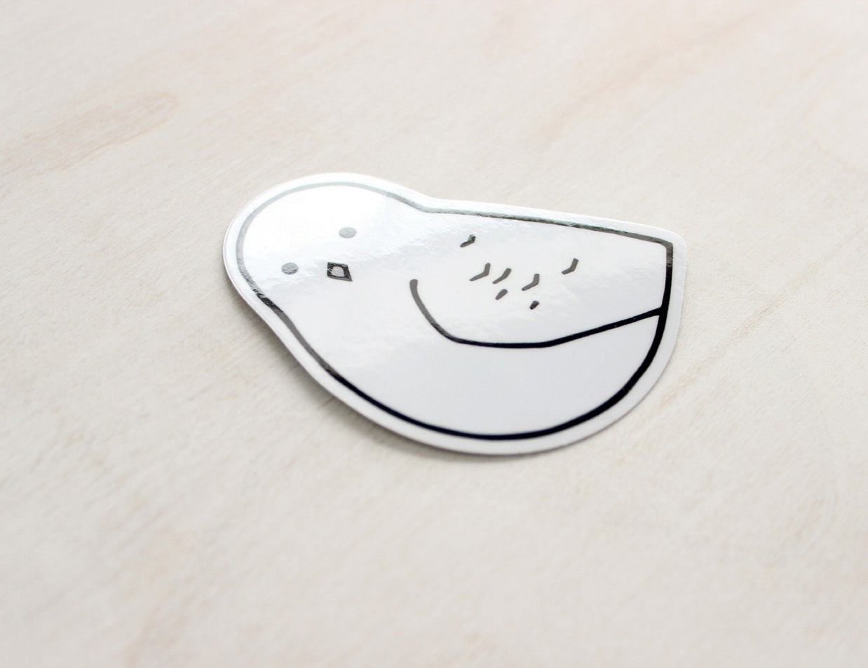Snowy Owl Vinyl Sticker