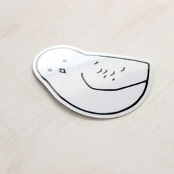 Snowy Owl Vinyl Sticker