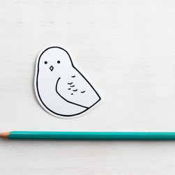 Snowy Owl Vinyl Sticker