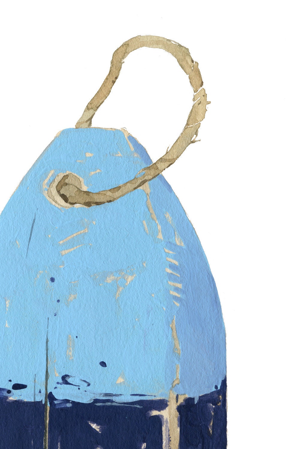 Nautical Lobster Buoy Print