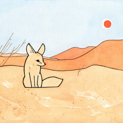 Fennec Fox Art Print