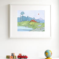 Stegosaurus Print