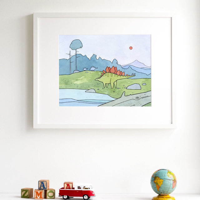 Stegosaurus Print
