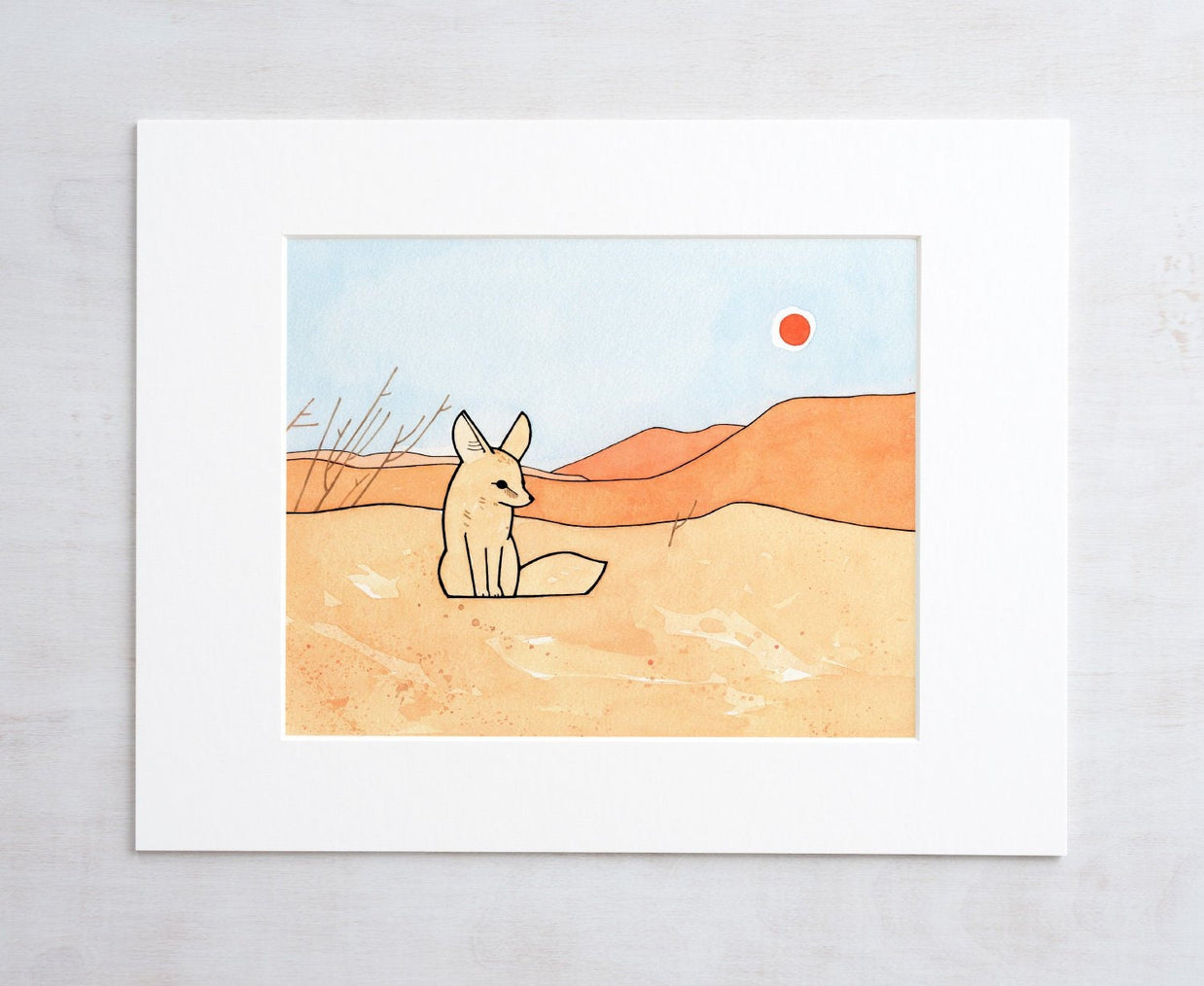 Fennec Fox Art Print