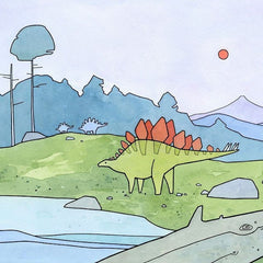 Stegosaurus Print