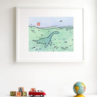 Plesiosaur Print