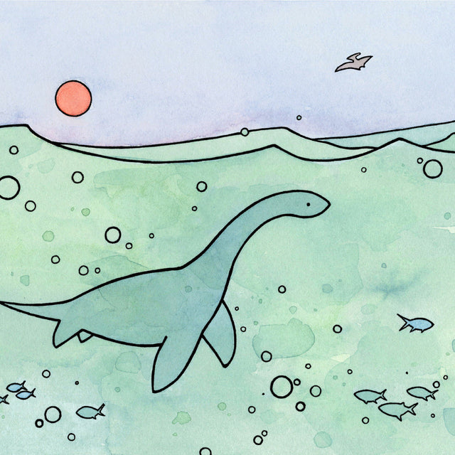 Plesiosaur Print
