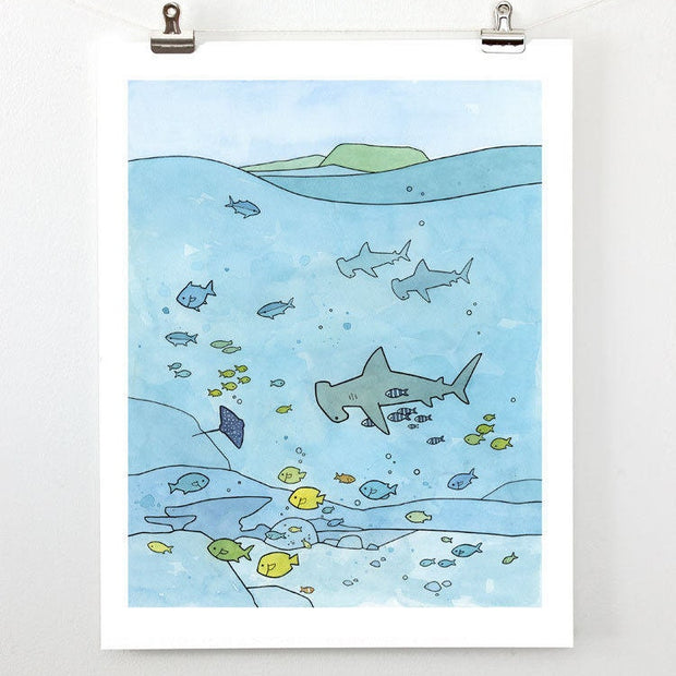 Hammerhead Shark Limited Edition Print