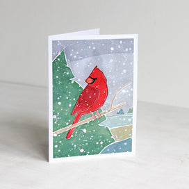Cardinal Christmas Card Set