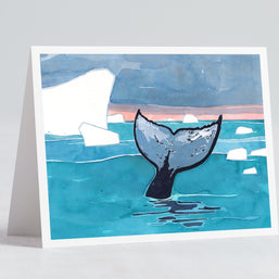 Whale Tails Holiday Card Set